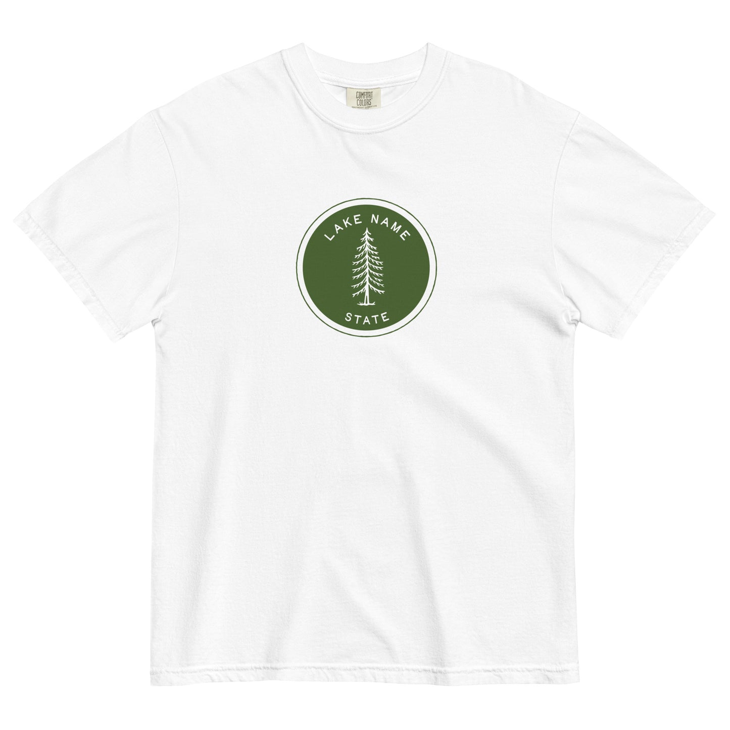 Tall Tree Custom Lake logo heavyweight t-shirt