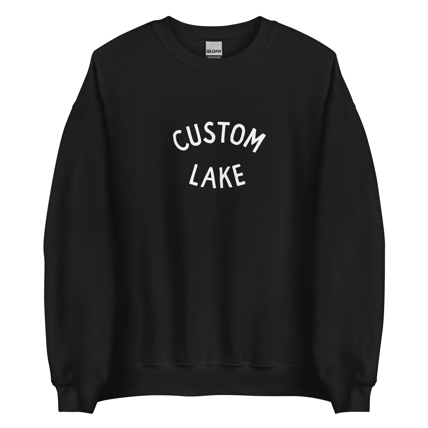 Classic Arch Logo Custom Lake Unisex Crewneck Sweatshirt