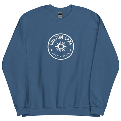 Sunny Logo Custom Lake Unisex Crewneck Sweatshirt