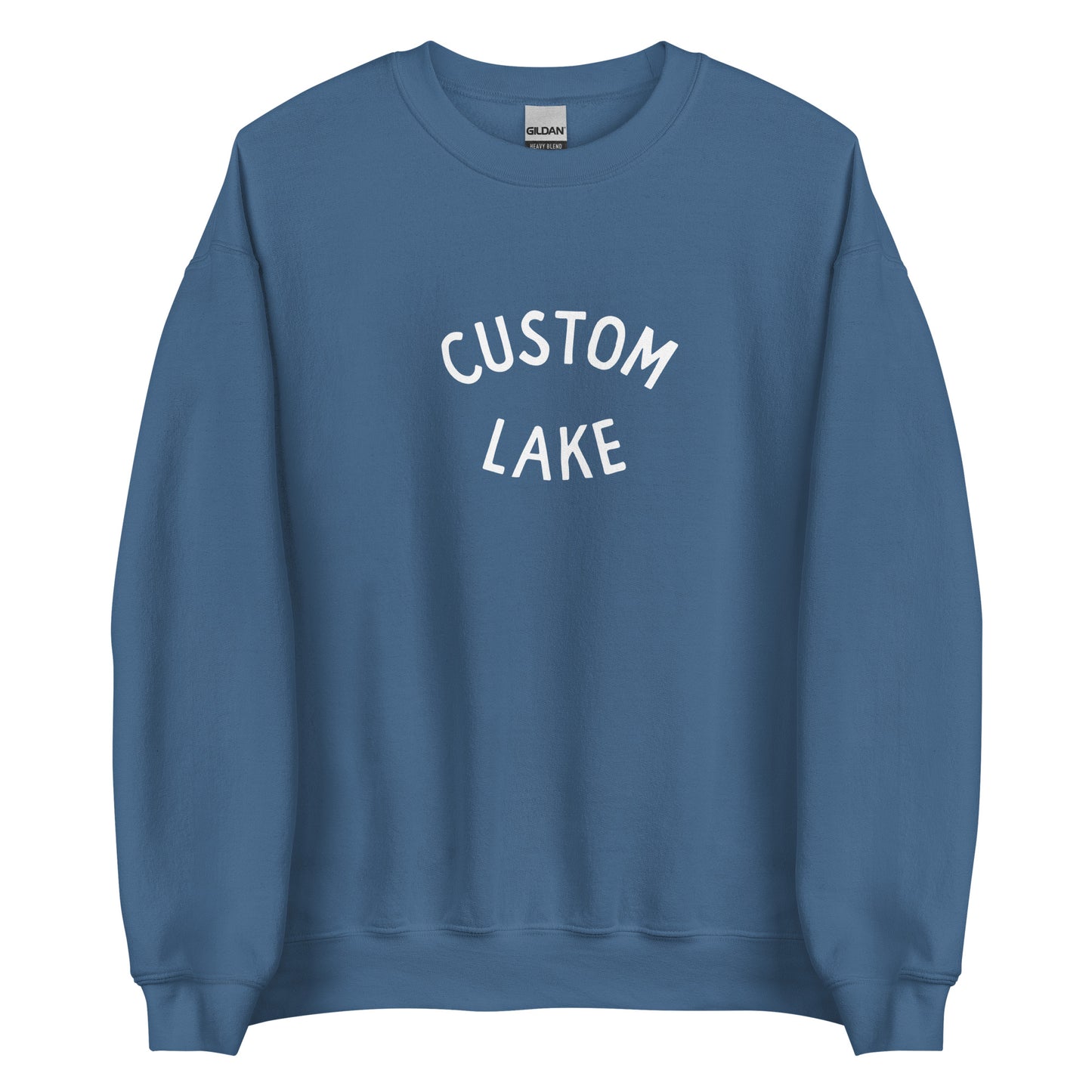 Classic Arch Logo Custom Lake Unisex Crewneck Sweatshirt
