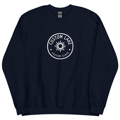 Sunny Logo Custom Lake Unisex Crewneck Sweatshirt