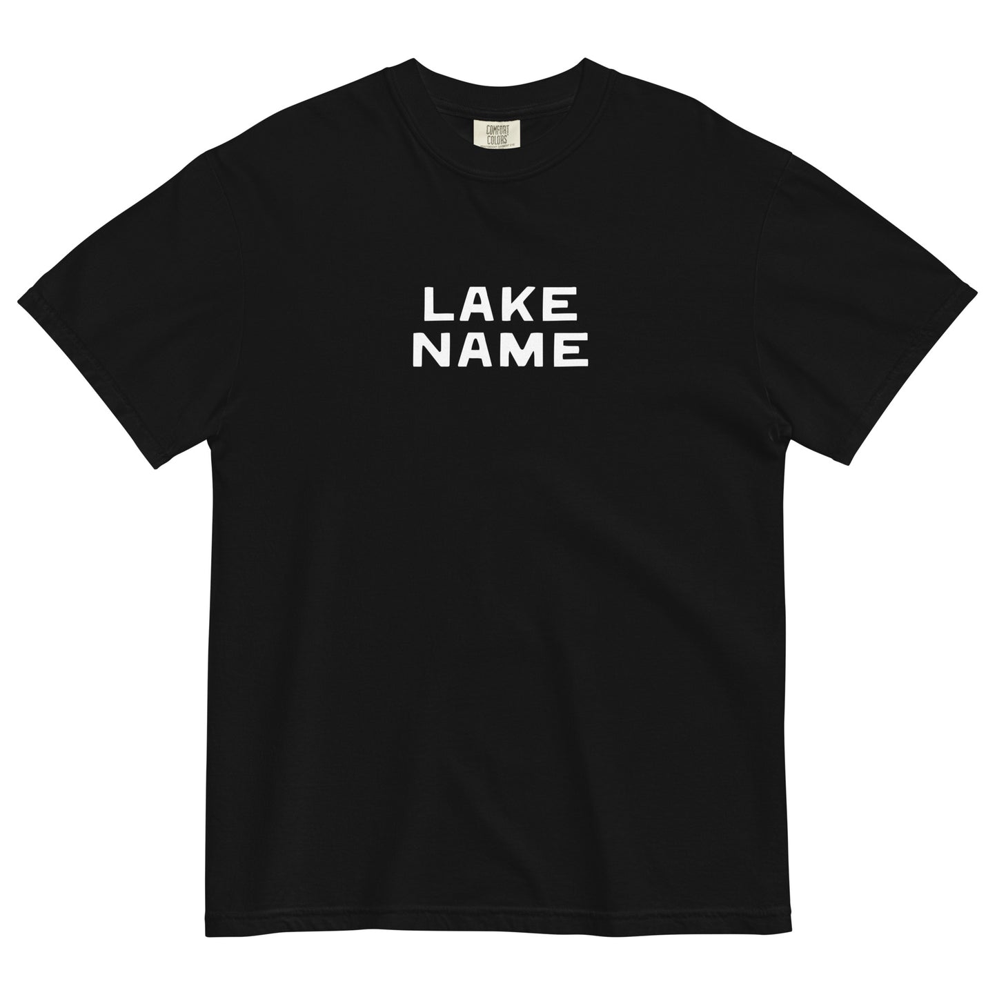 Camp logo Custom Lake Unisex Garment-dyed T-shirt