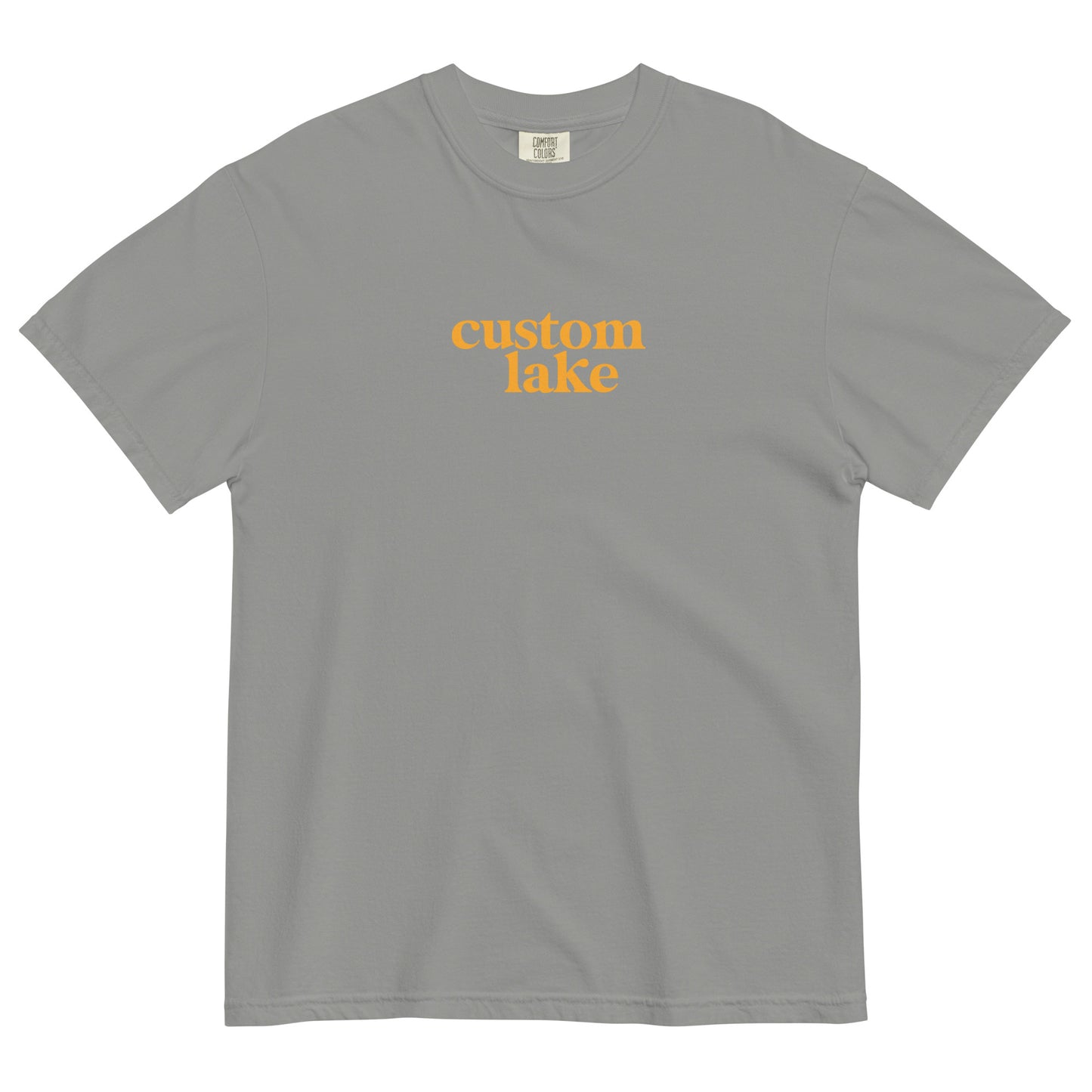 Original Logo Customized Lake Unisex Heavyweight T-shirt