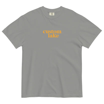 Original Logo Customized Lake Unisex Heavyweight T-shirt