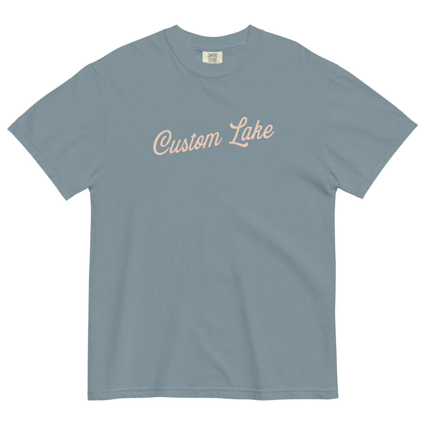 Signature Logo Custom Lake Unisex Garment-dyed T-shirt