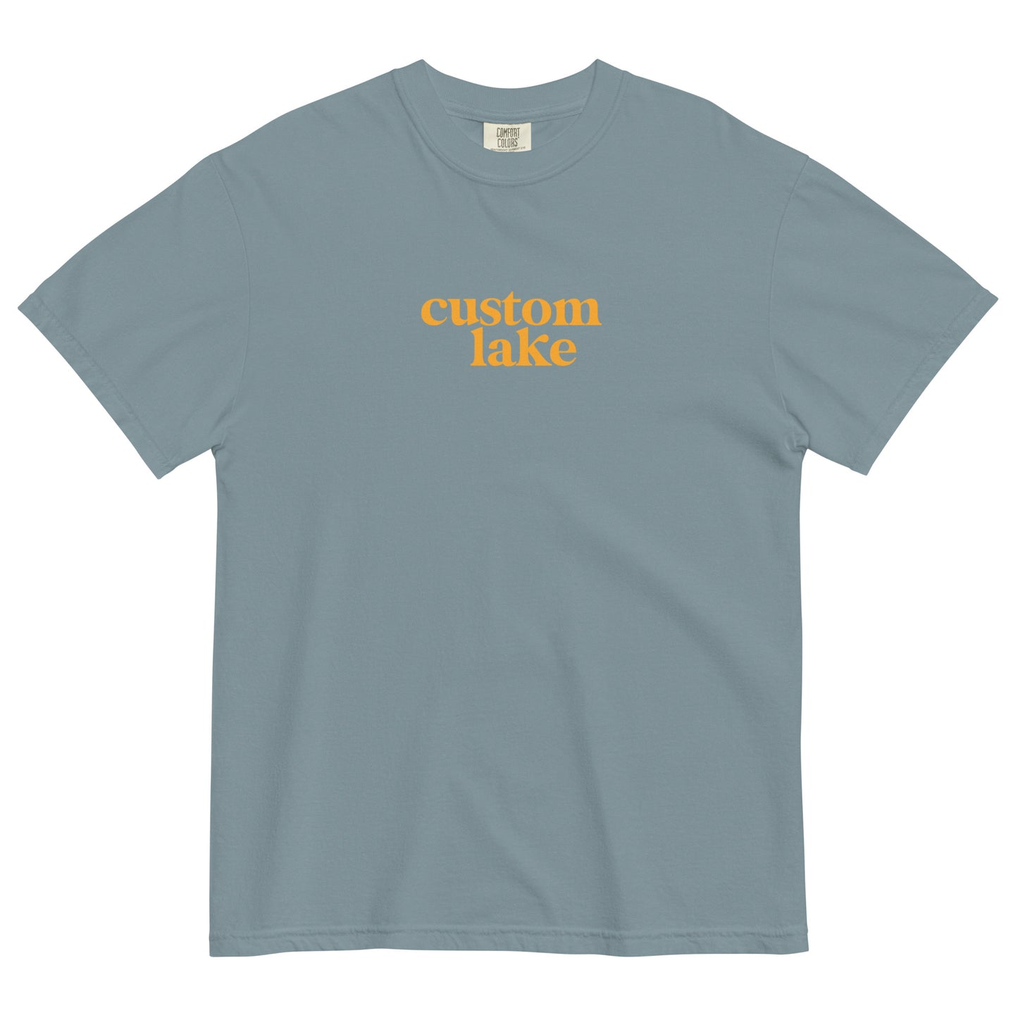 Original Logo Customized Lake Unisex Heavyweight T-shirt
