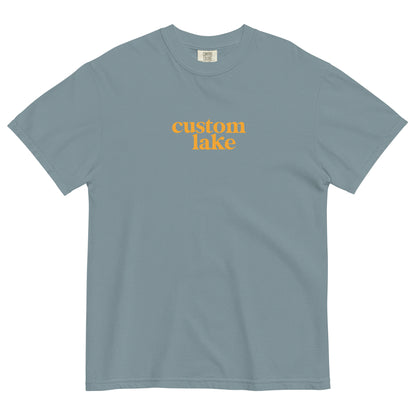 Original Logo Customized Lake Unisex Heavyweight T-shirt