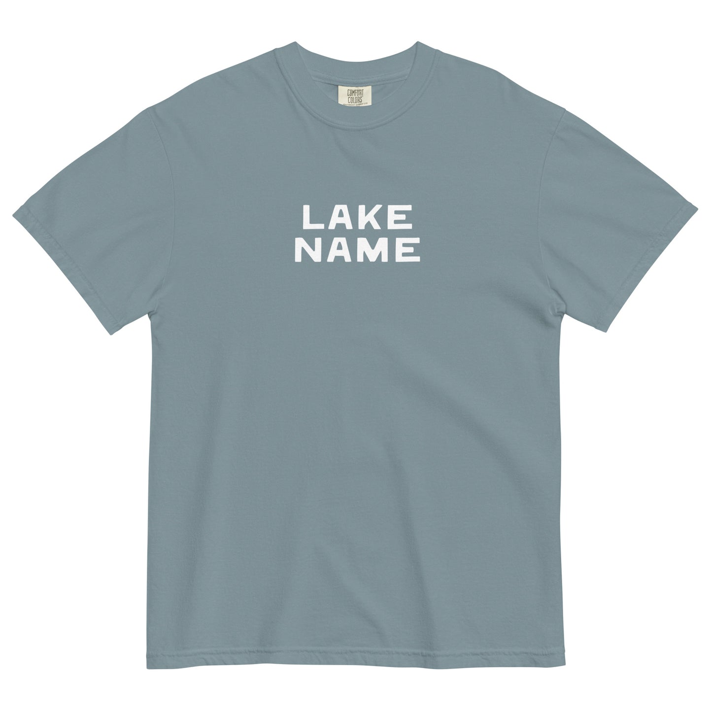 Camp logo Custom Lake Unisex Garment-dyed T-shirt