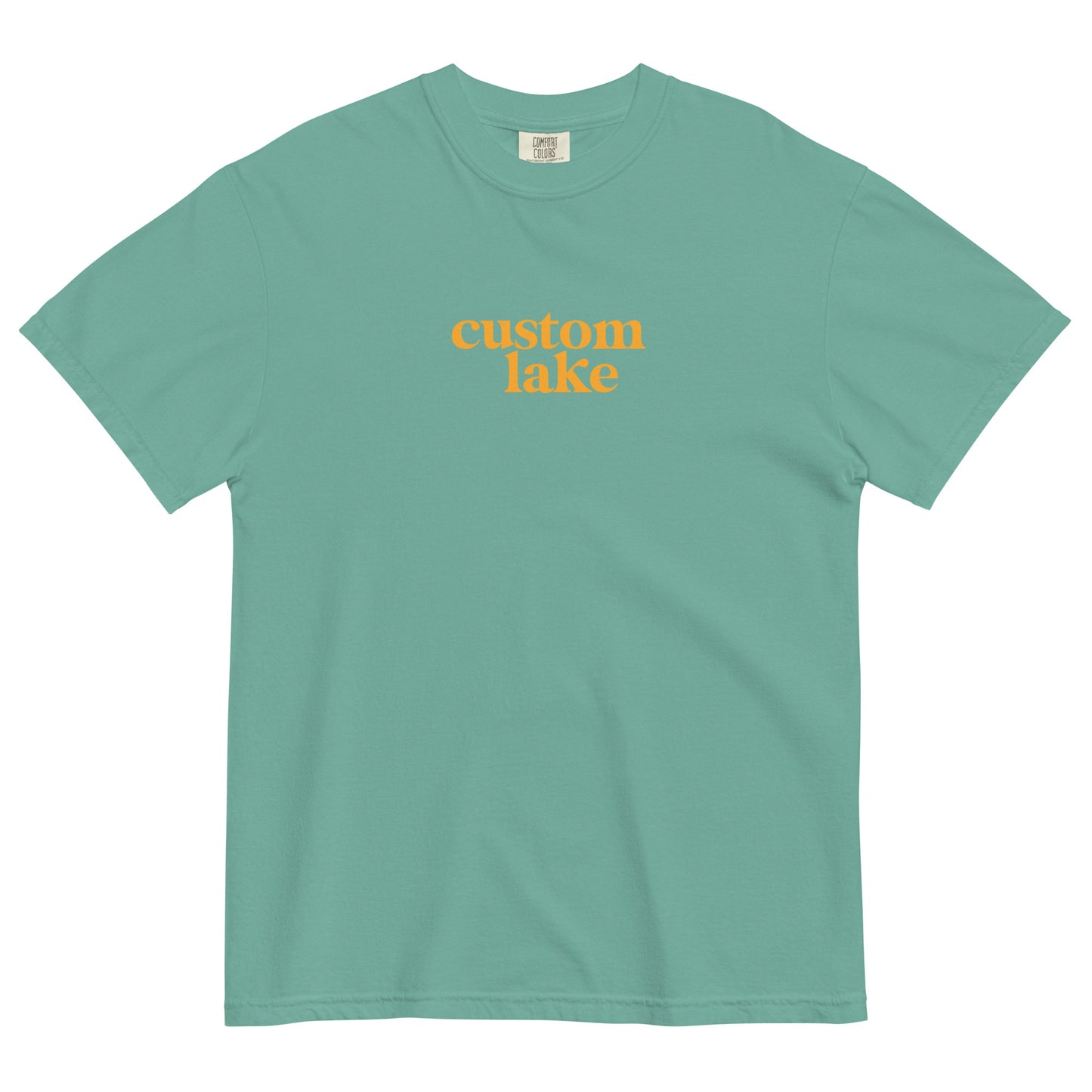 Original Logo Customized Lake Unisex Heavyweight T-shirt