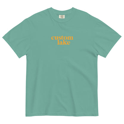 Original Logo Customized Lake Unisex Heavyweight T-shirt