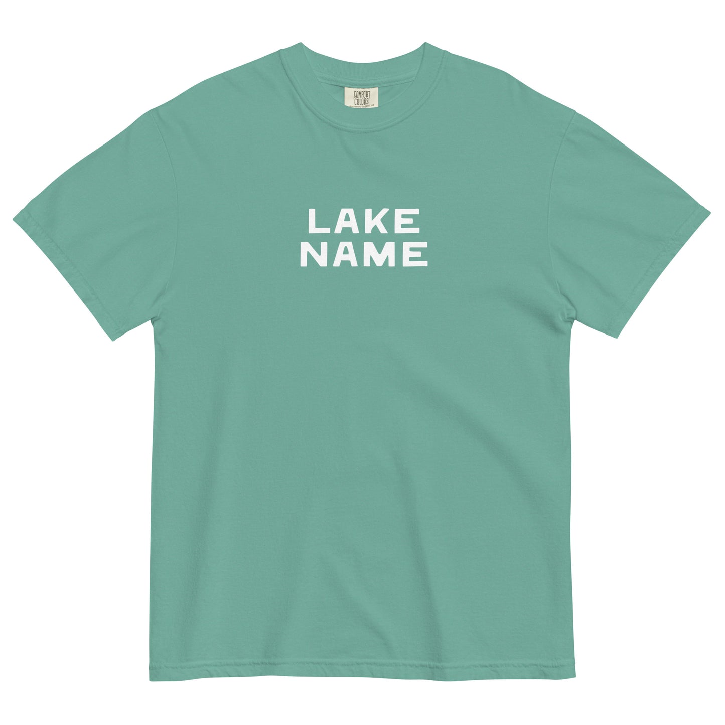 Camp logo Custom Lake Unisex Garment-dyed T-shirt