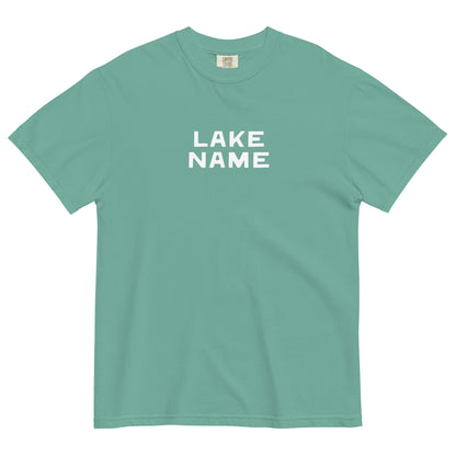 Camp logo Custom Lake Unisex Garment-dyed T-shirt