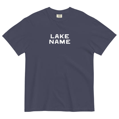 Camp logo Custom Lake Unisex Garment-dyed T-shirt