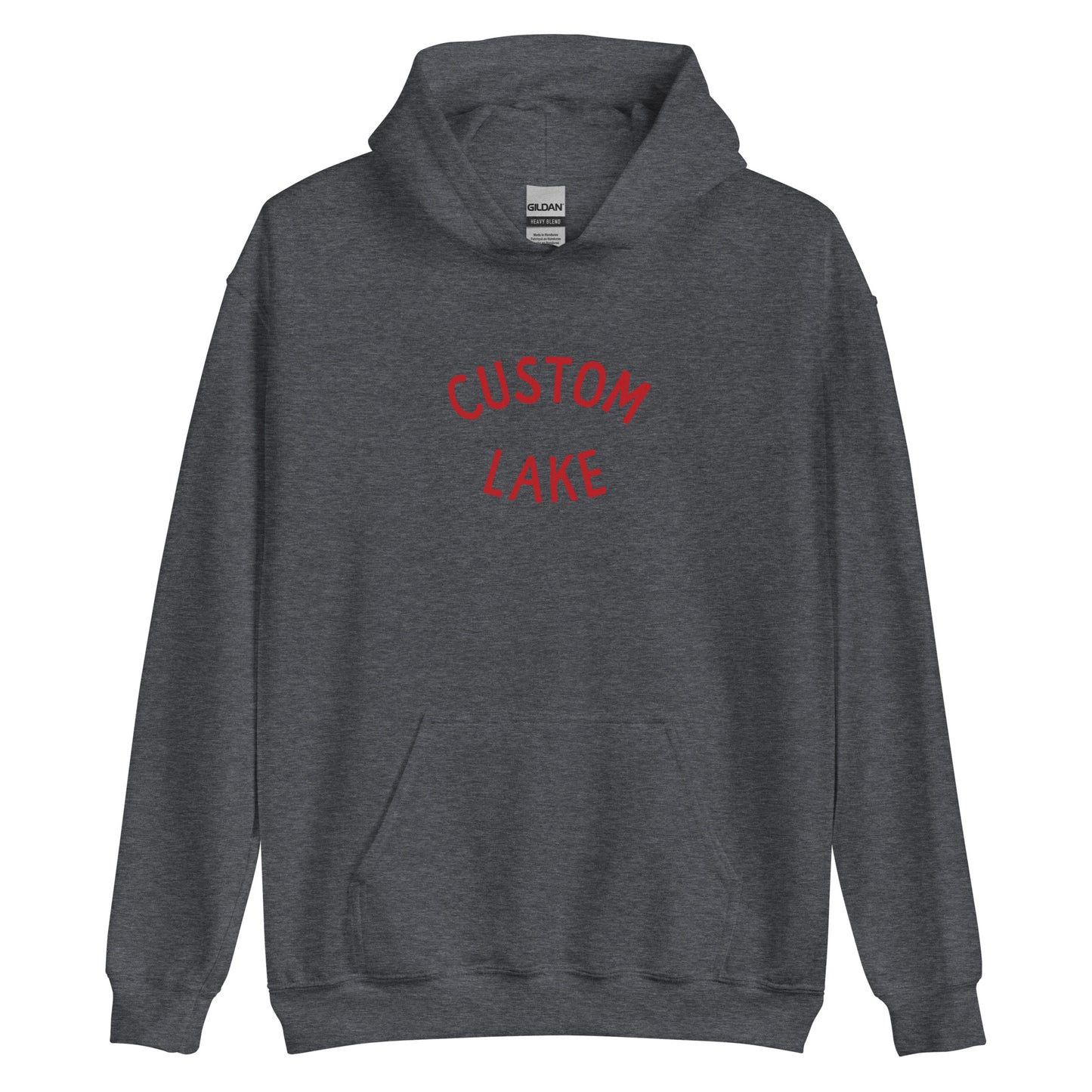 Classic Arch Logo Custom Lake Unisex Hoodie
