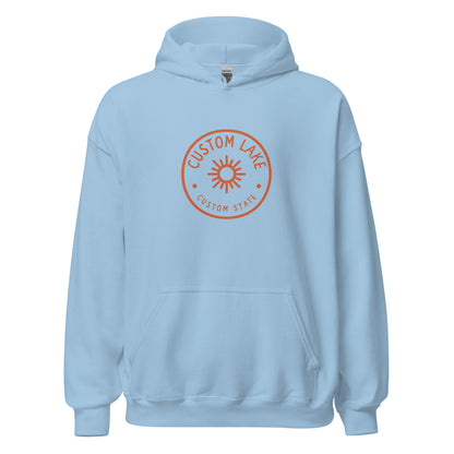 Sunny Logo Custom Lake Unisex Hoodie