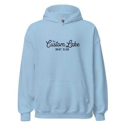Boat Club Logo Custom Lake Unisex Hoodie