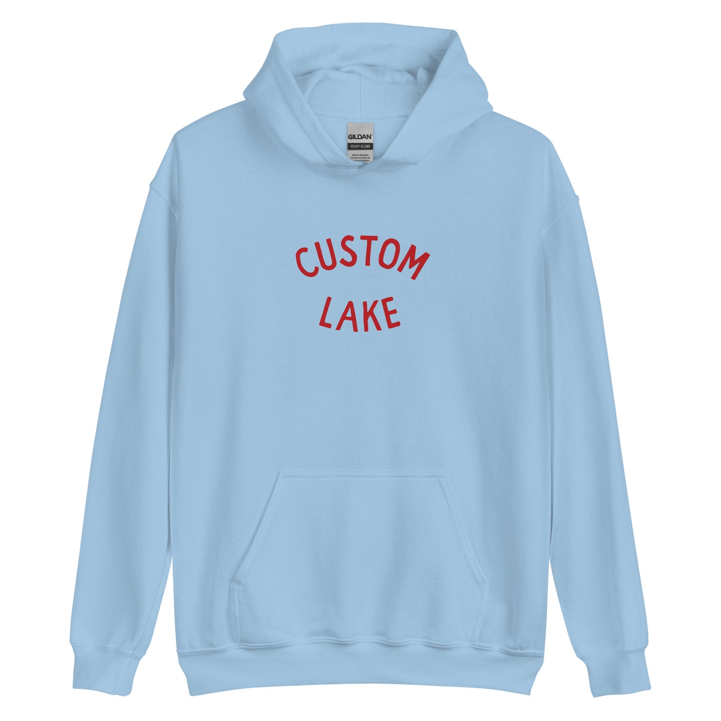Classic Arch Logo Custom Lake Unisex Hoodie