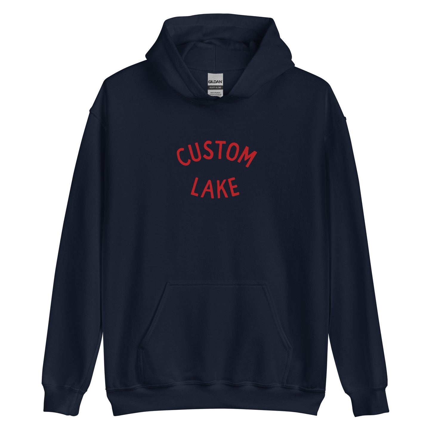 Classic Arch Logo Custom Lake Unisex Hoodie