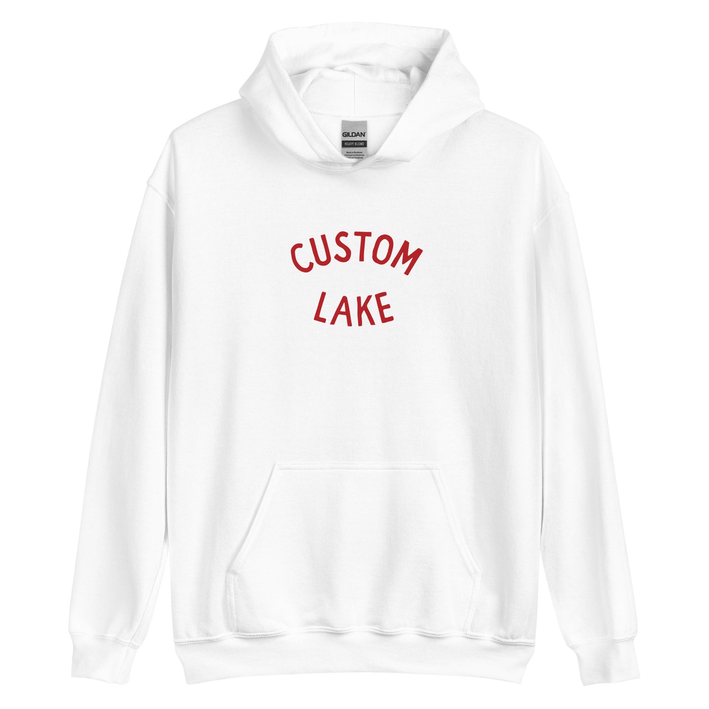 Classic Arch Logo Custom Lake Unisex Hoodie