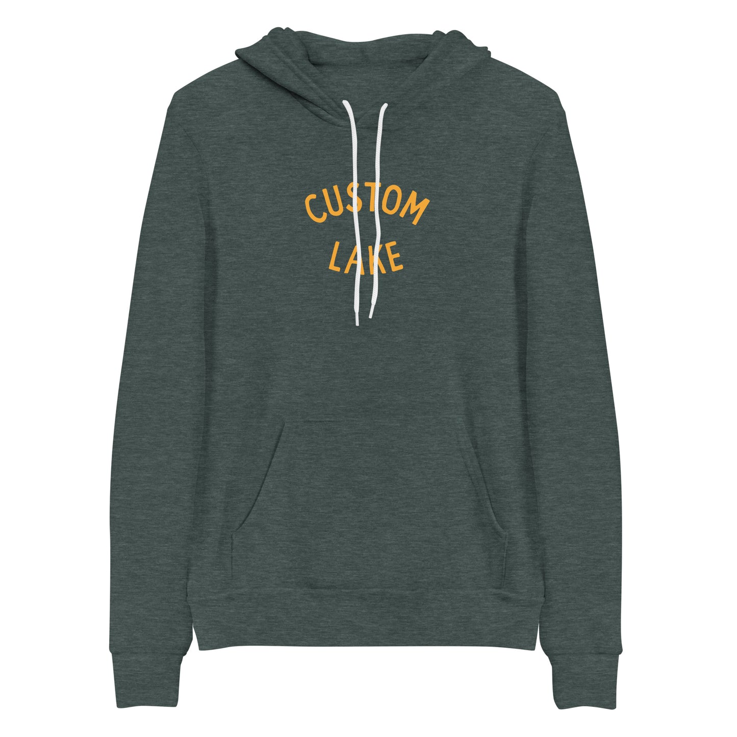Classic Arch Logo Custom Lake Premium Hoodie Unisex