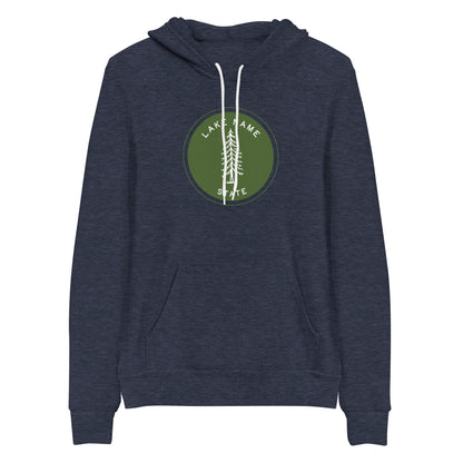 Tall Tree Custom Lake logo premium hoodie