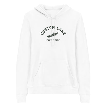 Canoe Logo Custom Lake Premium Hoodie