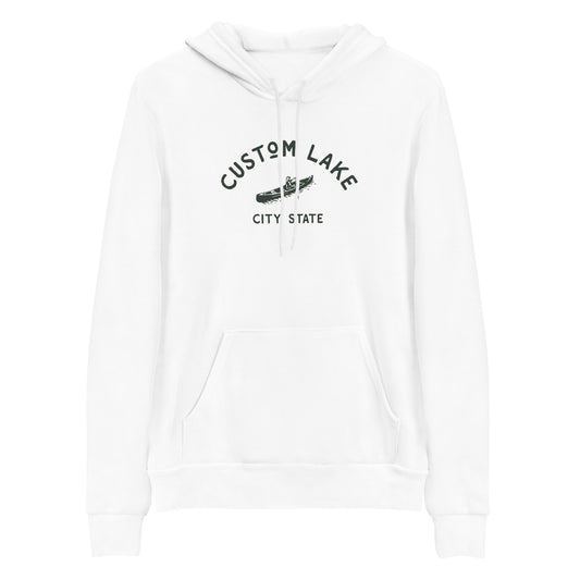 Canoe Logo Custom Lake Premium Hoodie