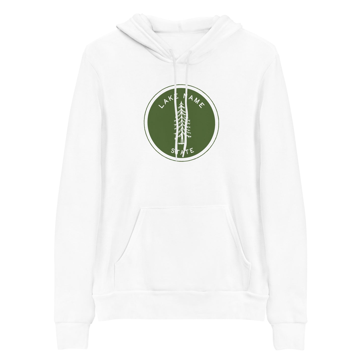 Tall Tree Custom Lake logo premium hoodie