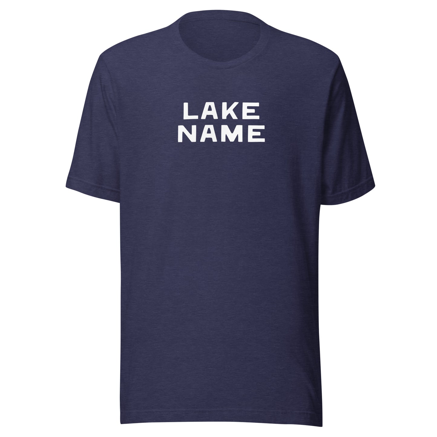 Camp Logo Custom Lake Unisex T-shirt