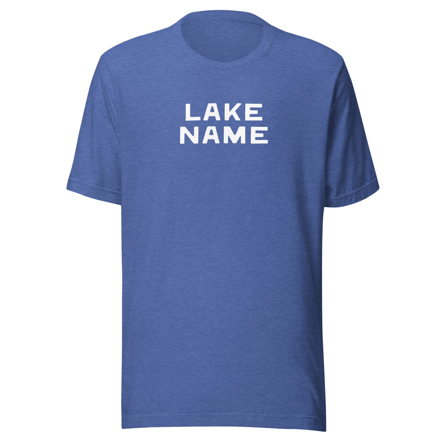 Camp Logo Custom Lake Unisex T-shirt