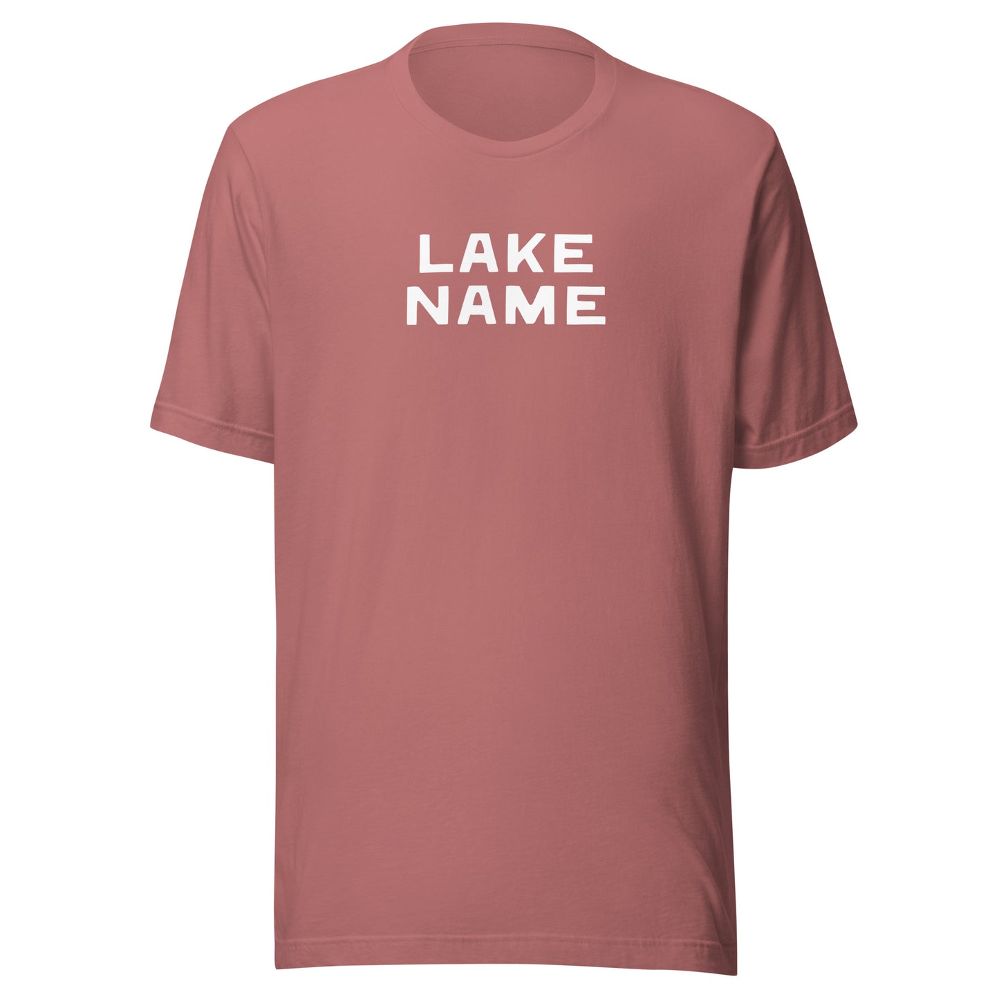 Camp Logo Custom Lake Unisex T-shirt