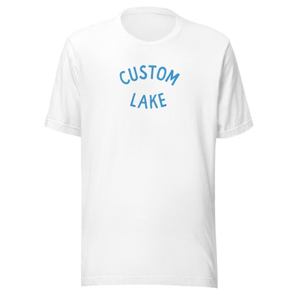 Classic Arch Custom Lake Logo Lightweight Unisex T-shirt
