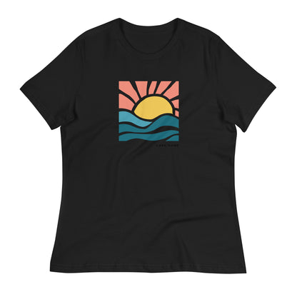 Pink Sky Custom Lake Logo Women's T-Shirt