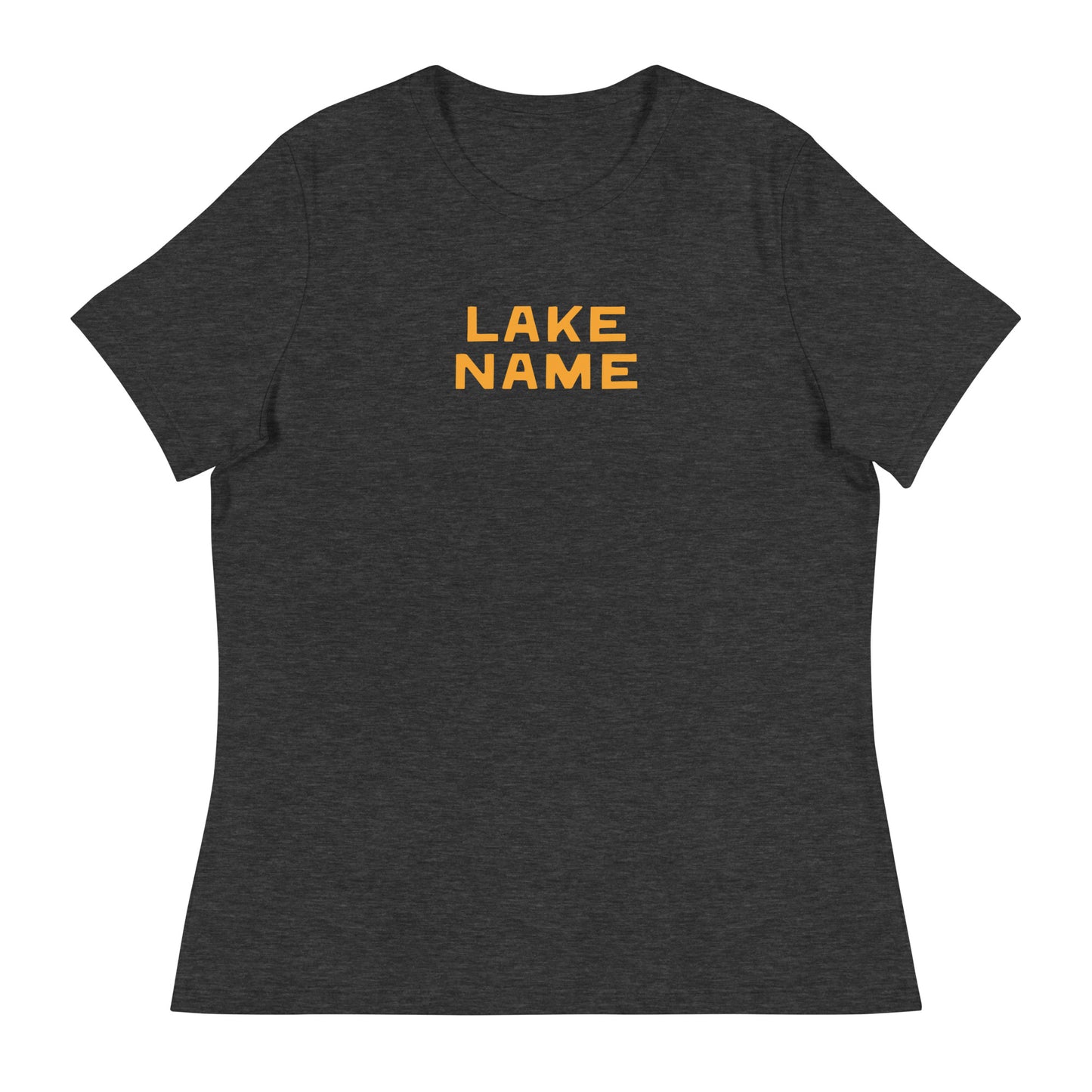 Camp logo Custom Lake T-Shirt Women's