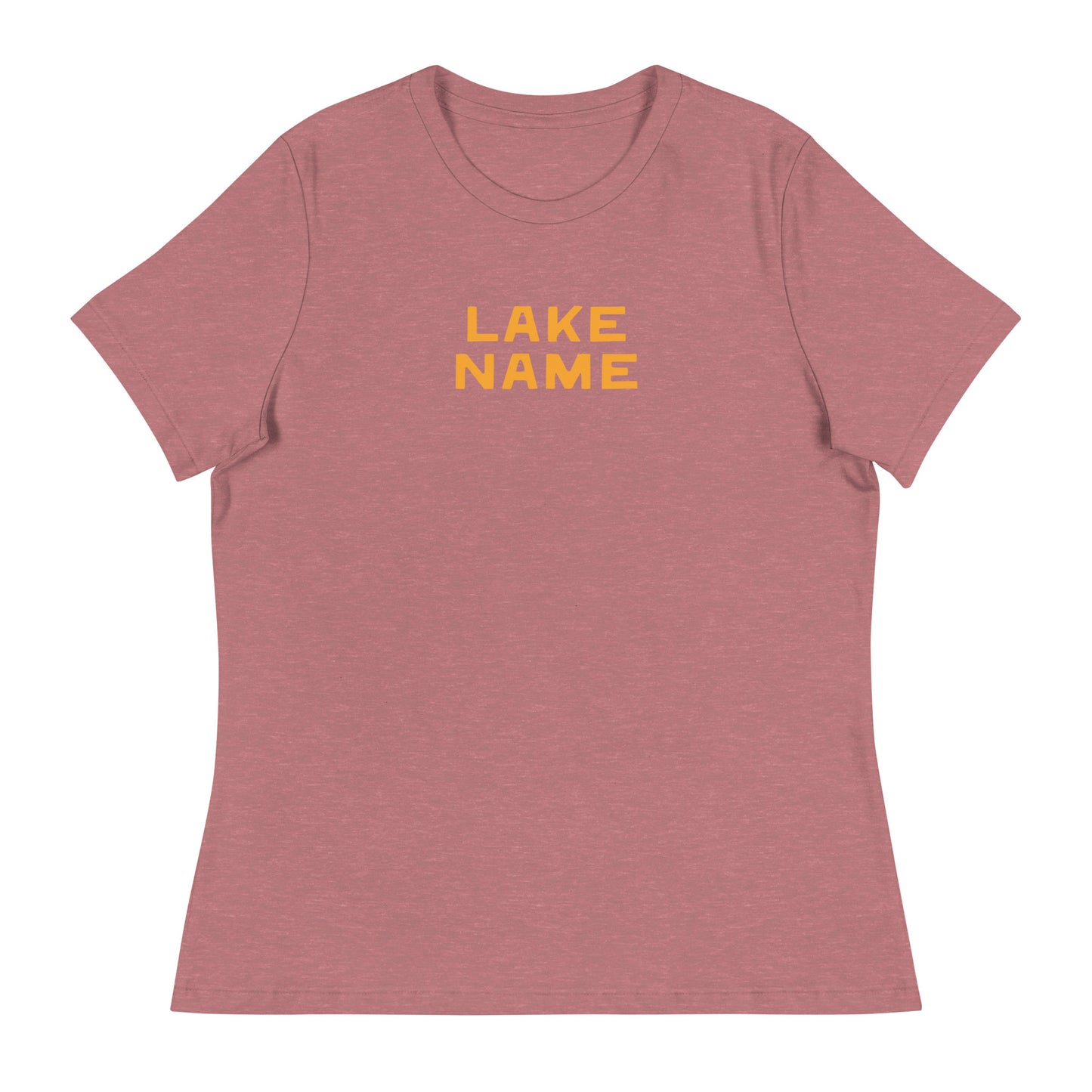 Camp logo Custom Lake T-Shirt Women's