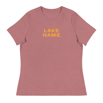 Camp logo Custom Lake T-Shirt Women's
