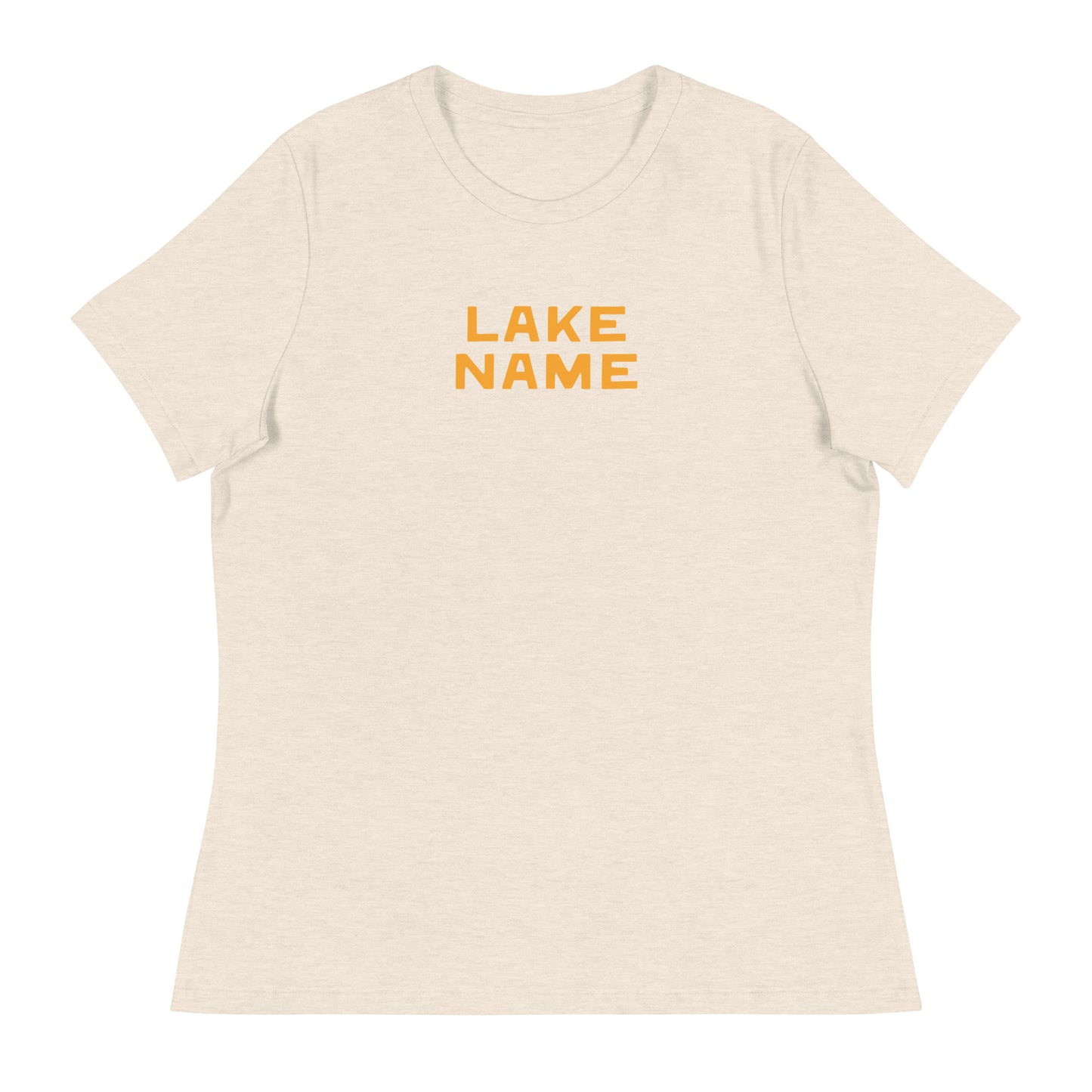 Camp logo Custom Lake T-Shirt Women's