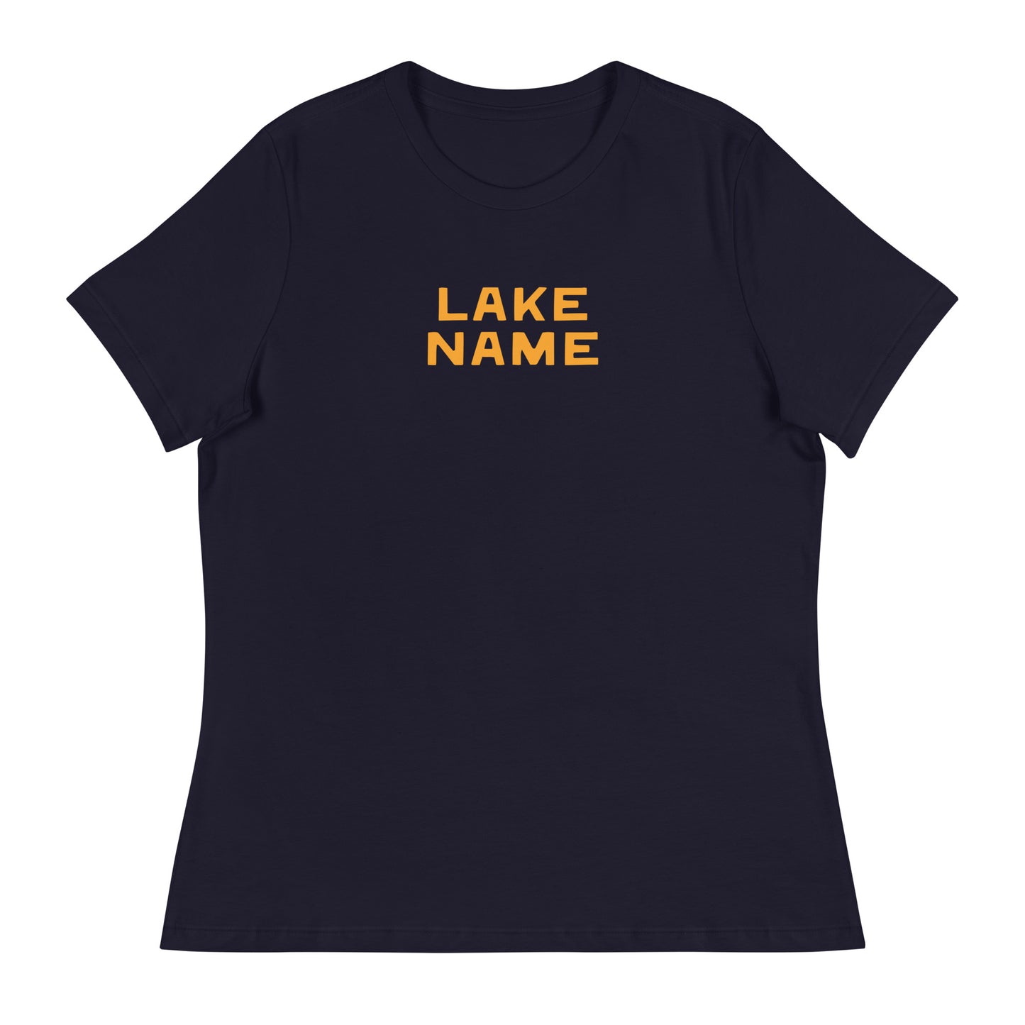 Camp logo Custom Lake T-Shirt Women's