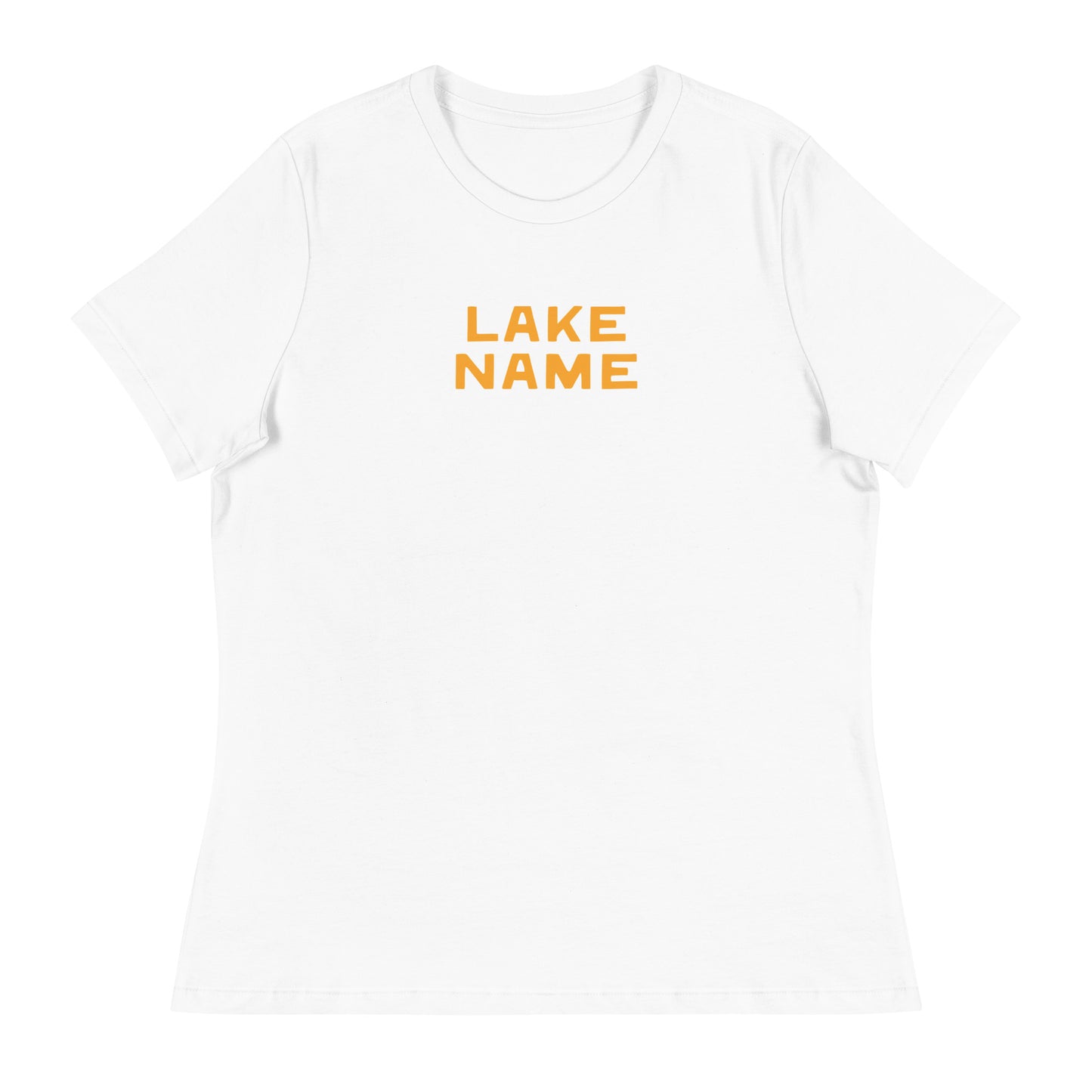 Camp logo Custom Lake T-Shirt Women's