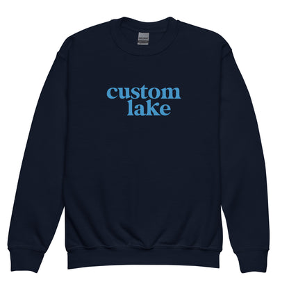 Original Lake Logo Custom Crewneck Sweatshirt Kids