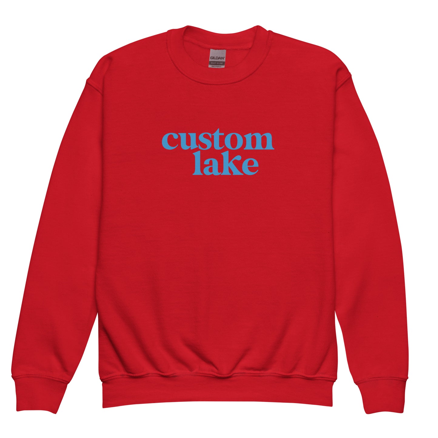 Original Lake Logo Custom Crewneck Sweatshirt Kids