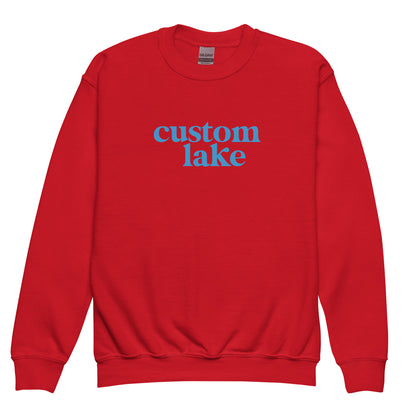 Original Lake Logo Custom Crewneck Sweatshirt Kids