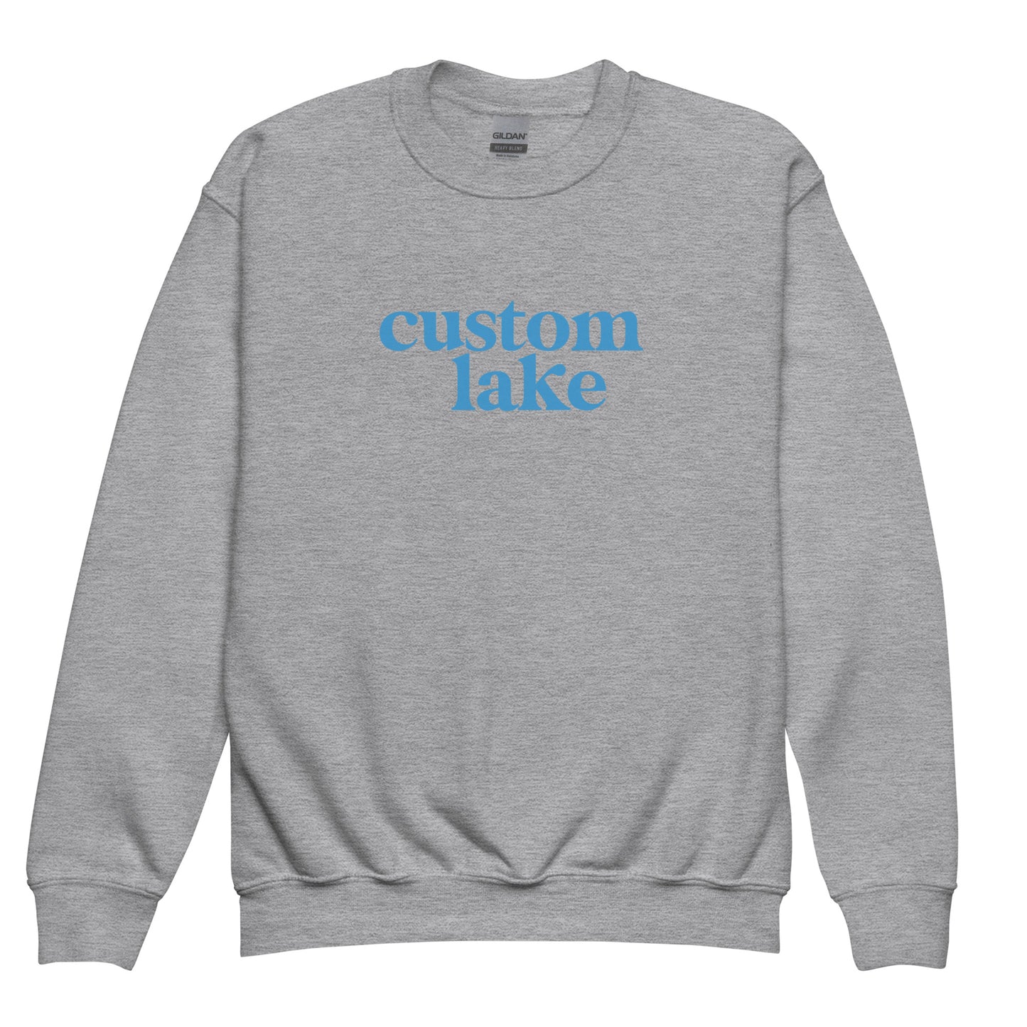 Original Lake Logo Custom Crewneck Sweatshirt Kids