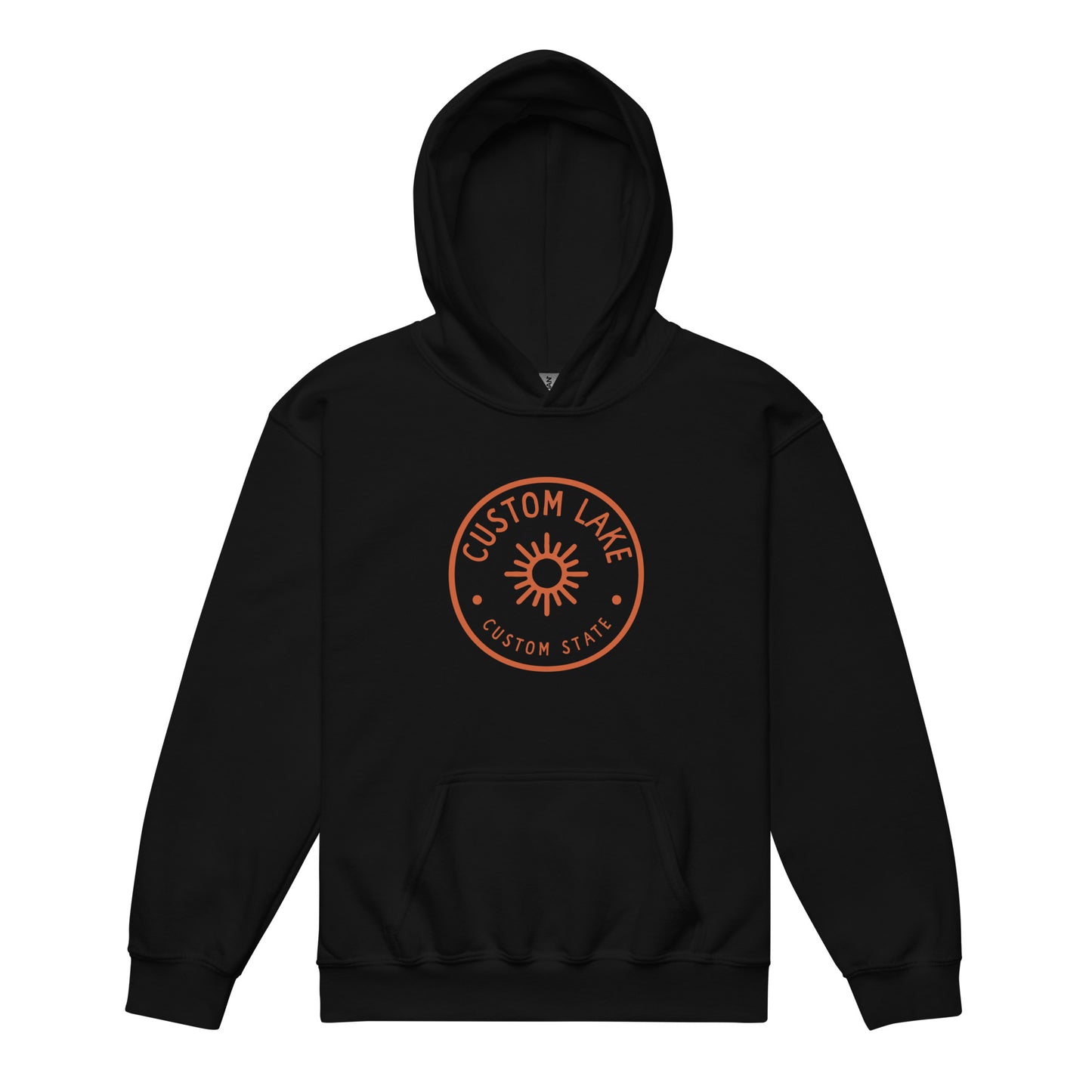 Sunny Logo Custom Lake Hoodie Kids