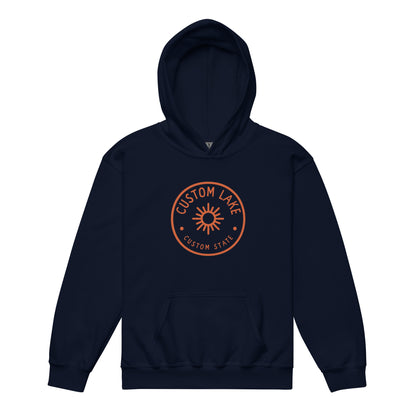 Sunny Logo Custom Lake Hoodie Kids