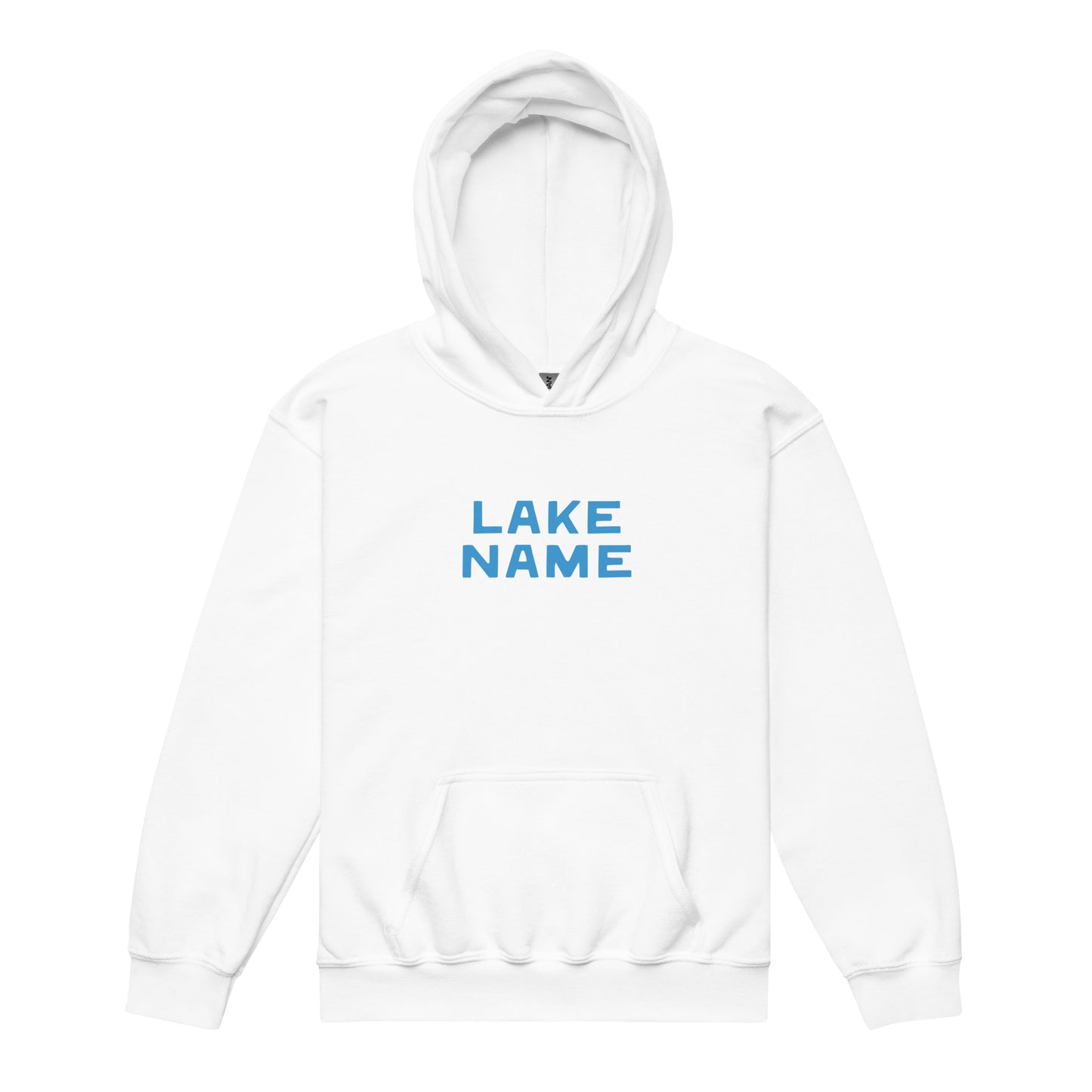 Camp logo Custom Lake Hoodie Kids