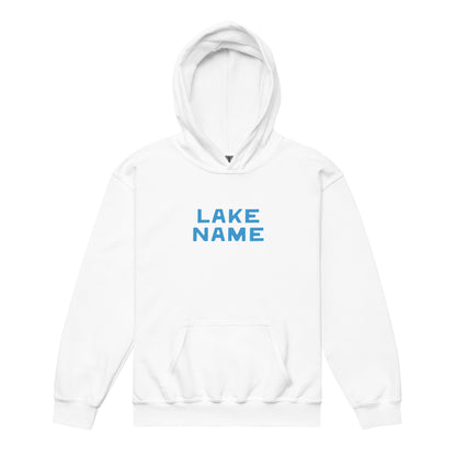 Camp logo Custom Lake Hoodie Kids